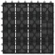 11 pcs Decking Tiles Deep Embossed WPC 30x30 cm 1 sqm Black 11 pcs Decking Tiles Deep Embossed WPC 30x30 cm 1 sqm Black