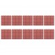 Decking Tiles 10 pcs Red 30.5x30.5 cm Plastic Decking Tiles 10 pcs Red 30.5x30.5 cm Plastic