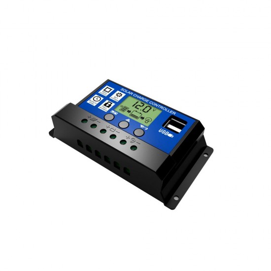 10A Solar Panel Controller LCD Battery Charge Regulator Intelligent Controller for Home Use Street Lamp 10A Solar Panel Controller LCD Battery Charge Regulator Intelligent Controller for Home Use Street Lamp