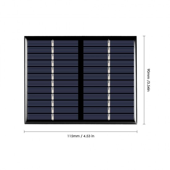 1.5W 12V Polycrystalline Silicon Solar Panel Solar Cell for DIY Power Charger 115*90mm 1.5W 12V Polycrystalline Silicon Solar Panel Solar Cell for DIY Power Charger 115*90mm