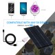 2W/5V Portable Solar Charger With USB Port Monocrystalline silicon Compact Solar Panel Phone Cellphone Power Bank Charger For Camping Hiking Travel 2W/5V Portable Solar Charger With USB Port Monocrystalline silicon Compact Solar Panel Phone Cellphone Power Bank Charger For Camping Hiking Travel