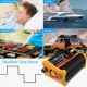 Modified Sine Wave Inverter High Frequency 6000W Peak Power Watt Power Inverter DC 12V to AC 220V Converter Car Power Charger Inverter with 2.1A Dual USB Port Battery Clips Display Screen Modified Sine Wave Inverter High Frequency 6000W Peak Power Watt Power Inverter DC 12V to AC 220V Converter Car Power Charger Inverter with 2.1A Dual USB Port Battery Clips Display Screen