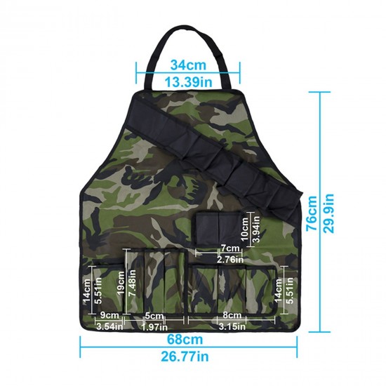 BBQ Grilling Apron Adjustable Waist Garden Tool Apron with Pockets Gardening Kit Artist Painting Waterproof Work Apron Gardening Tool Kit Holder for Women Men Art Gardening Lawn Yard Home Organizer BBQ Grilling Apron Adjustable Waist Garden Tool Apron with Pockets Gardening Kit Artist Painting Waterproof Work Apron Gardening Tool Kit Holder for Women Men Art Gardening Lawn Yard Home Organizer