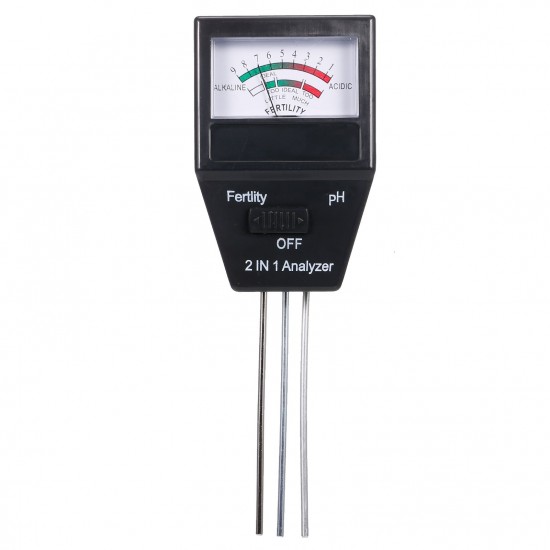 2-in-1 Soil pH Meter Fertility Tester pH Tester Soil Tester for Garden Farm Lawn Indoor Outdoor Plant Care 2-in-1 Soil pH Meter Fertility Tester pH Tester Soil Tester for Garden Farm Lawn Indoor Outdoor Plant Care