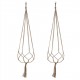 4Pcs Macrame Plant Hanger Vintage Rope Basket Indoor Outdoor Flower Pot Holder Decoration 4Pcs Macrame Plant Hanger Vintage Rope Basket Indoor Outdoor Flower Pot Holder Decoration
