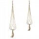 4Pcs Macrame Plant Hanger Vintage Rope Basket Indoor Outdoor Flower Pot Holder Decoration 4Pcs Macrame Plant Hanger Vintage Rope Basket Indoor Outdoor Flower Pot Holder Decoration