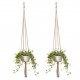 4Pcs Macrame Plant Hanger Vintage Rope Basket Indoor Outdoor Flower Pot Holder Decoration 4Pcs Macrame Plant Hanger Vintage Rope Basket Indoor Outdoor Flower Pot Holder Decoration