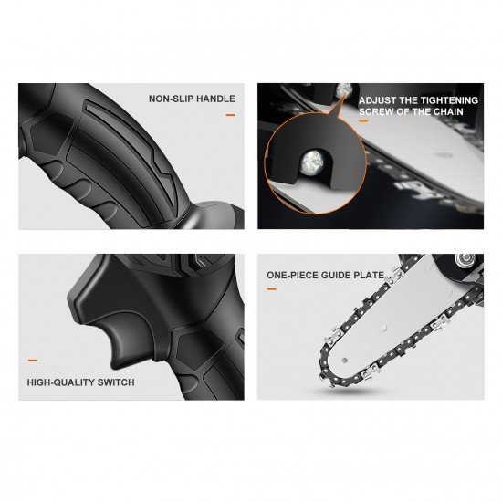 Mini Chainsaw Handheld Rechargeable Powered Chainsaw Electric Protable Chainsaw Wood Cutter Pruning Shears Chainsaw for Xmas Tree Garden Tree Branch Ranch Wood Cutting Mini Chainsaw Handheld Rechargeable Powered Chainsaw Electric Protable Chainsaw Wood Cutter Pruning Shears Chainsaw for Xmas Tree Garden Tree Branch Ranch Wood Cutting