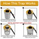 Rat Traps Flip slide Bucket Mouse Trap Walk The Plank Automatic Trap for 5-Gal Water Injection Effective Rat Repellent at Indoor/Outdoor Barn Garage Shed Rat Traps Flip slide Bucket Mouse Trap Walk The Plank Automatic Trap for 5-Gal Water Injection Effective Rat Repellent at Indoor/Outdoor Barn Garage Shed