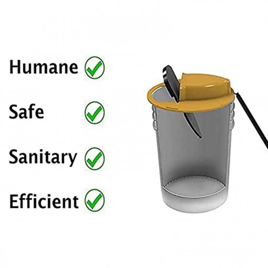 Rat Traps Flip slide Bucket Mouse Trap Walk The Plank Automatic Trap for 5-Gal Water Injection Effective Rat Repellent at Indoor/Outdoor Barn Garage Shed Rat Traps Flip slide Bucket Mouse Trap Walk The Plank Automatic Trap for 5-Gal Water Injection Effective Rat Repellent at Indoor/Outdoor Barn Garage Shed