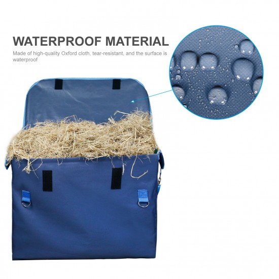 Hay Storage Bag Tote Bag with Adjustable Strap Slow Feed Feeder Bag Portable Waterproof Horse Feeding Bag for Horses Goat 24 x 18 Inch Hay Storage Bag Tote Bag with Adjustable Strap Slow Feed Feeder Bag Portable Waterproof Horse Feeding Bag for Horses Goat 24 x 18 Inch