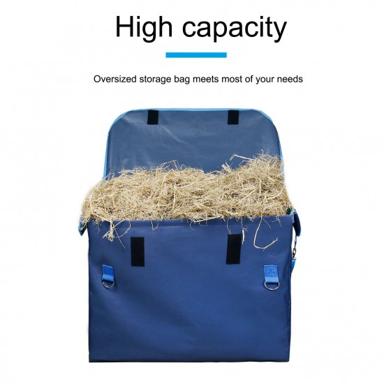 Hay Storage Bag Tote Bag with Adjustable Strap Slow Feed Feeder Bag Portable Waterproof Horse Feeding Bag for Horses Goat 24 x 18 Inch Hay Storage Bag Tote Bag with Adjustable Strap Slow Feed Feeder Bag Portable Waterproof Horse Feeding Bag for Horses Goat 24 x 18 Inch