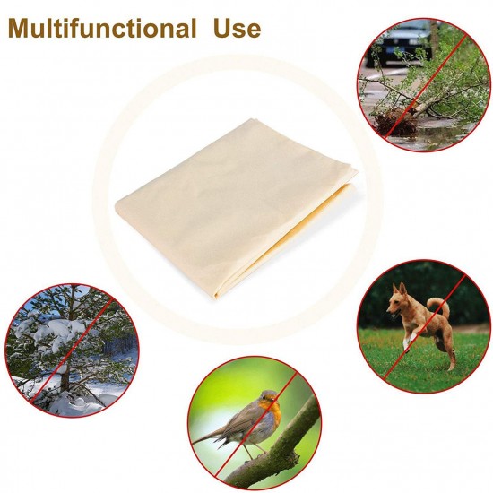 Outdoor Plant Cover Freeze Protection Reusable Non-woven Fabric Plant Covering Bag with Zipper and Drawstring Against Cold Winter Frost Birds Animals Outdoor Plant Cover Freeze Protection Reusable Non-woven Fabric Plant Covering Bag with Zipper and Drawstring Against Cold Winter Frost Birds Animals