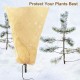 Outdoor Plant Cover Freeze Protection Reusable Non-woven Fabric Plant Covering Bag with Zipper and Drawstring Against Cold Winter Frost Birds Animals Outdoor Plant Cover Freeze Protection Reusable Non-woven Fabric Plant Covering Bag with Zipper and Drawstring Against Cold Winter Frost Birds Animals