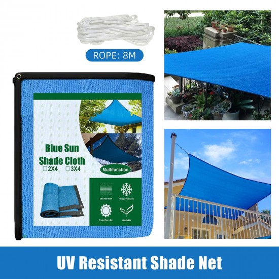 Shade Net UV Resistant Rectangle Sunshade Sunblock Net Garden Plant Shelter 2 X 4M Breathable Greenhouse Cover for Outdoor Patio Garden Backyard Activities Shade Net UV Resistant Rectangle Sunshade Sunblock Net Garden Plant Shelter 2 X 4M Breathable Greenhouse Cover for Outdoor Patio Garden Backyard Activities