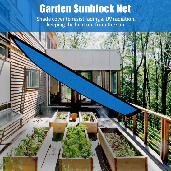 Shade Net UV Resistant Rectangle Sunshade Sunblock Net Garden Plant Shelter 2 X 4M Breathable Greenhouse Cover for Outdoor Patio Garden Backyard Activities Shade Net UV Resistant Rectangle Sunshade Sunblock Net Garden Plant Shelter 2 X 4M Breathable Greenhouse Cover for Outdoor Patio Garden Backyard Activities