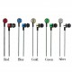 Explosion models braided wiring in-ear plating headset mobile phone MP3 universal creative gifts cross-border headphones wholesale green Explosion models braided wiring in-ear plating headset mobile phone MP3 universal creative gifts cross-border headphones wholesale green
