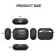 Silicone Protective Case Compatible with Apple AirPods Pro Wireless BT Earphones Case Shockproof Scratch-Resistant Bag Cover Black Silicone Protective Case Compatible with Apple AirPods Pro Wireless BT Earphones Case Shockproof Scratch-Resistant Bag Cover Black