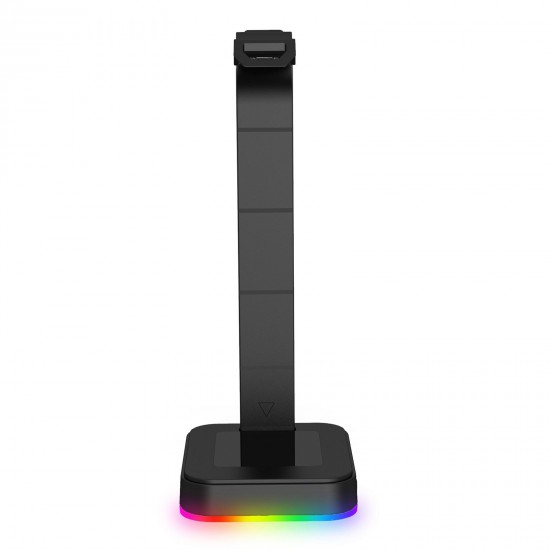 RGB Gaming Headset Stand With USB/Type-C Charger Ports Gaming Headset Holder Hanger with Stable Base for All Over-Ear Headphones RGB Gaming Headset Stand With USB/Type-C Charger Ports Gaming Headset Holder Hanger with Stable Base for All Over-Ear Headphones