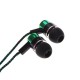 Explosion models braided wiring in-ear plating headset mobile phone MP3 universal creative gifts cross-border headphones wholesale green Explosion models braided wiring in-ear plating headset mobile phone MP3 universal creative gifts cross-border headphones wholesale green