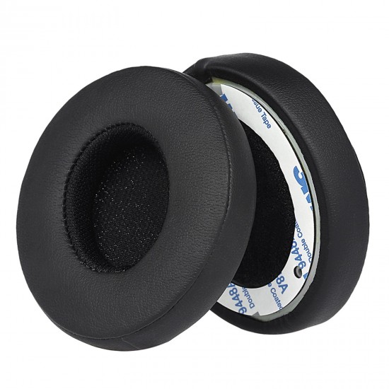 2Pcs Replacement Earpads Ear Pad Cushion for Beats Solo 2 / 3 On Ear Wireless Headphones Black 2Pcs Replacement Earpads Ear Pad Cushion for Beats Solo 2 / 3 On Ear Wireless Headphones Black