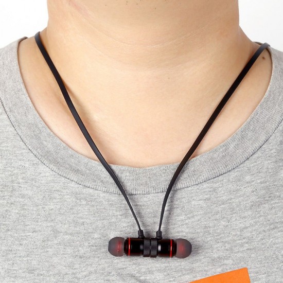 Bluetooth 4.1 Headphones Outdoor Sport Headsets Music Earphone Magnetic Suction Built-in Microphone Line Control Bluetooth 4.1 Headphones Outdoor Sport Headsets Music Earphone Magnetic Suction Built-in Microphone Line Control