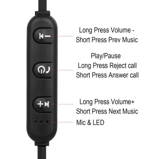 Bluetooth 4.1 Headphones Outdoor Sport Headsets Music Earphone Magnetic Suction Built-in Microphone Line Control Bluetooth 4.1 Headphones Outdoor Sport Headsets Music Earphone Magnetic Suction Built-in Microphone Line Control