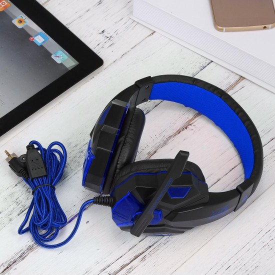 Gaming Headset Headphone for PC Laptop with Microphone with USB 3.5mm Interface LED Volume Control Over-ear Headphone Gaming Headset Headphone for PC Laptop with Microphone with USB 3.5mm Interface LED Volume Control Over-ear Headphone
