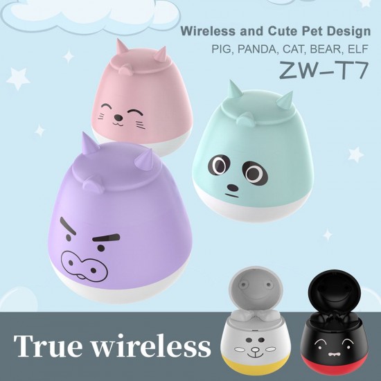 ZW-T7 True Wireless Stereo Headphones Music Earphones BT5.0 Sports Headset Mini Earbuds with Mic Charging Box ZW-T7 True Wireless Stereo Headphones Music Earphones BT5.0 Sports Headset Mini Earbuds with Mic Charging Box
