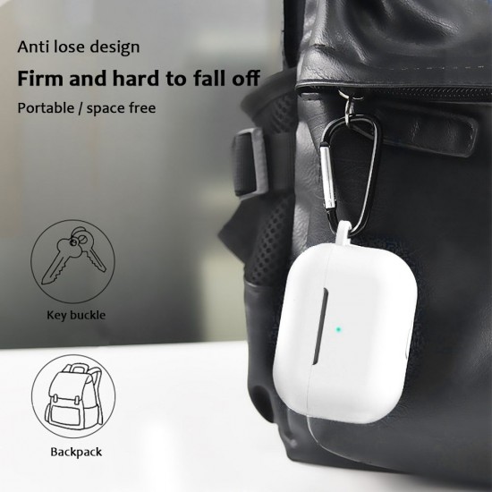 5 in1 Protective Case Compatible with Apple AirPods Pro Charging Case Silicone Cover + Watch Band Holder + Anti-lost Straps + Storage Bag + Hook Earphone Protector Accessories 5 in1 Protective Case Compatible with Apple AirPods Pro Charging Case Silicone Cover + Watch Band Holder + Anti-lost Straps + Storage Bag + Hook Earphone Protector Accessories