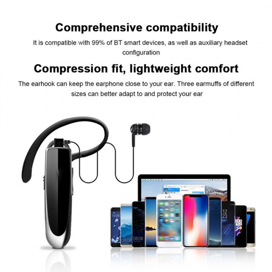 LC-B41 BT 5.0 Headphones In-Ear Wireless Earphone Business Headset Handsfree with Mic Mini Smart Earbuds LC-B41 BT 5.0 Headphones In-Ear Wireless Earphone Business Headset Handsfree with Mic Mini Smart Earbuds