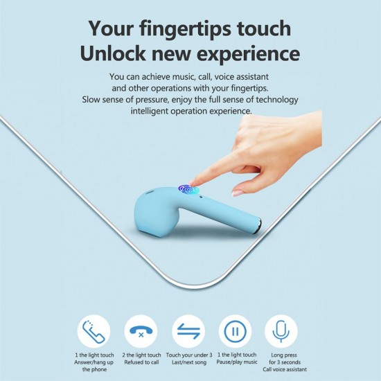 Inpods 12 BT5.0 Wireless Headphones In-Ear Stereo Sound Auto Pairing Touch Control Waterproof Sports Headset Inpods 12 BT5.0 Wireless Headphones In-Ear Stereo Sound Auto Pairing Touch Control Waterproof Sports Headset