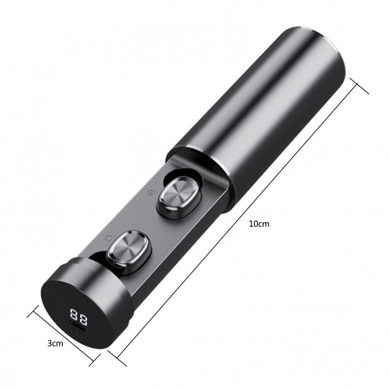 B9 BT 5.0 Earphones Sports Mini Earphones Cordless Stereo Headphone with Auto Pairing Touch-Control LED-Display Waterproof Telephone Answering Function B9 BT 5.0 Earphones Sports Mini Earphones Cordless Stereo Headphone with Auto Pairing Touch-Control LED-Display Waterproof Telephone Answering Function