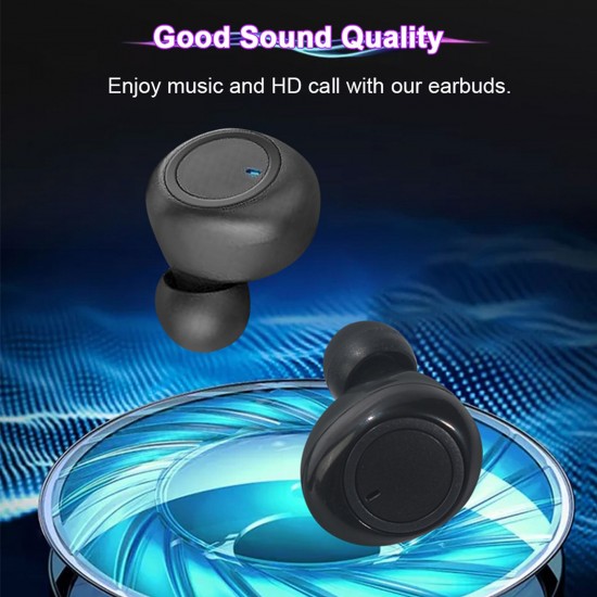 Bluetooth 5.0 Mini TWS Earbuds True Wireless Headphones Sport Headset In-ear Earphones with Mic Charging Case Battery Digital Display Bluetooth 5.0 Mini TWS Earbuds True Wireless Headphones Sport Headset In-ear Earphones with Mic Charging Case Battery Digital Display