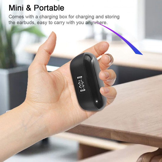 Bluetooth 5.0 Mini TWS Earbuds True Wireless Headphones Sport Headset In-ear Earphones with Mic Charging Case Battery Digital Display Bluetooth 5.0 Mini TWS Earbuds True Wireless Headphones Sport Headset In-ear Earphones with Mic Charging Case Battery Digital Display