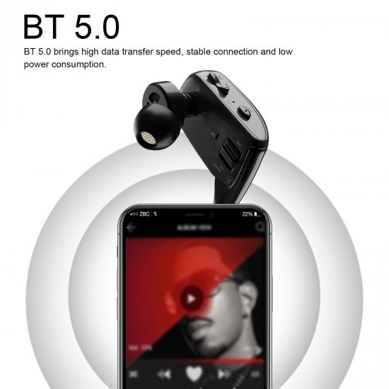 8GB MP3 Player Wireless Bluetooth 5.0 Headphone IPX5 Waterproof Music Earphone Outdoor Sports Headset with Mic for Mobile Phone 8GB MP3 Player Wireless Bluetooth 5.0 Headphone IPX5 Waterproof Music Earphone Outdoor Sports Headset with Mic for Mobile Phone