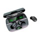 G6 Bluetooth 5.1 TWS Earbuds True Wireless Headphones Sweatproof Sports Headset with Mic 1200mAh Charging Box Clock Time Display Battery Power Display USB Output G6 Bluetooth 5.1 TWS Earbuds True Wireless Headphones Sweatproof Sports Headset with Mic 1200mAh Charging Box Clock Time Display Battery Power Display USB Output