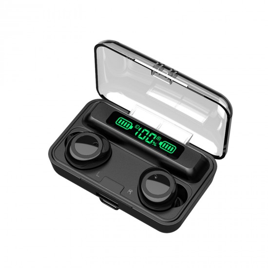 F9-3 Bluetooth 5.1 TWS Earbuds True Wireless Headphones Touch Control 2800mAh Charging Box Battery Power Display Mini Sports Twins Headset with Microphone USB Output F9-3 Bluetooth 5.1 TWS Earbuds True Wireless Headphones Touch Control 2800mAh Charging Box Battery Power Display Mini Sports Twins Headset with Microphone USB Output