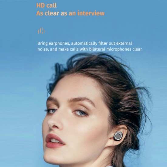 F9-3 Bluetooth 5.1 TWS Earbuds True Wireless Headphones Touch Control 2800mAh Charging Box Battery Power Display Mini Sports Twins Headset with Microphone USB Output F9-3 Bluetooth 5.1 TWS Earbuds True Wireless Headphones Touch Control 2800mAh Charging Box Battery Power Display Mini Sports Twins Headset with Microphone USB Output
