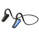 BT 5.0 Headset with Mic Open-ear Design 5.2 Surround Sound Flexible Headband 3 Controlling Buttons IP67 WaterProof, Blue BT 5.0 Headset with Mic Open-ear Design 5.2 Surround Sound Flexible Headband 3 Controlling Buttons IP67 WaterProof, Blue