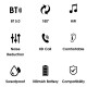 RD02 BT 5.0 Wireless Earphone Handsfree Business Headset Noise Reduction Mini Earphone Single Earhook with MIC for Running Driving Gym Spa Black RD02 BT 5.0 Wireless Earphone Handsfree Business Headset Noise Reduction Mini Earphone Single Earhook with MIC for Running Driving Gym Spa Black