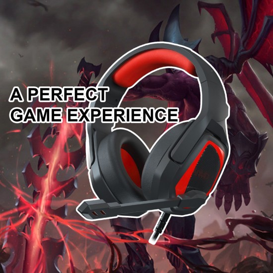 Anivia MH602 Gaming Headset for PC Laptop Noise Cancelling Over Ear Headphones with Mic 3.5mm Jack Wired Headset Bass Surround Soft Earmuffs for Games Anivia MH602 Gaming Headset for PC Laptop Noise Cancelling Over Ear Headphones with Mic 3.5mm Jack Wired Headset Bass Surround Soft Earmuffs for Games