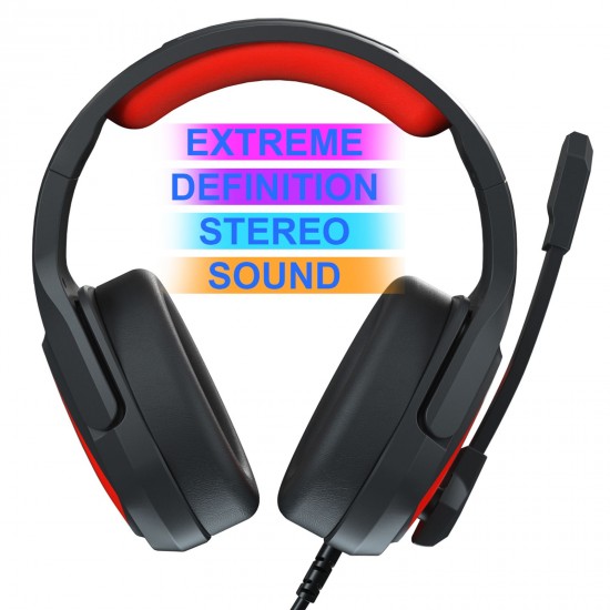 Anivia MH602 Gaming Headset for PC Laptop Noise Cancelling Over Ear Headphones with Mic 3.5mm Jack Wired Headset Bass Surround Soft Earmuffs for Games Anivia MH602 Gaming Headset for PC Laptop Noise Cancelling Over Ear Headphones with Mic 3.5mm Jack Wired Headset Bass Surround Soft Earmuffs for Games