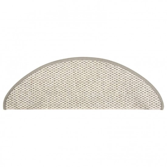 Self-adhesive Stair Mats Sisal-Look 15 pcs 65x25 cm Beige Self-adhesive Stair Mats Sisal-Look 15 pcs 65x25 cm Beige