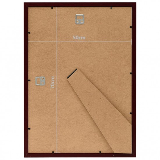 Photo Frames Collage 5 pcs for Wall or Table Dark Red 50x70 cm Photo Frames Collage 5 pcs for Wall or Table Dark Red 50x70 cm