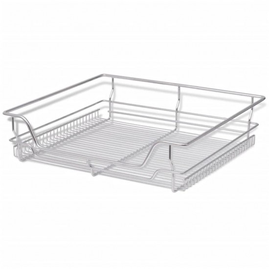 Pull-Out Wire Baskets 2 pcs Silver 600 mm Pull-Out Wire Baskets 2 pcs Silver 600 mm