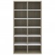 Shoe Rack White and Sonoma Oak 54x34x100.5 cm Chipboard Shoe Rack White and Sonoma Oak 54x34x100.5 cm Chipboard