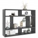 Wall Shelf High Gloss Grey 75x16x55 cm Chipboard Wall Shelf High Gloss Grey 75x16x55 cm Chipboard