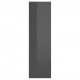 Wall Shelf High Gloss Grey 75x16x55 cm Chipboard Wall Shelf High Gloss Grey 75x16x55 cm Chipboard