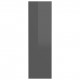 Wall Shoe Cabinet High Gloss Grey 80x18x60 cm Chipboard Wall Shoe Cabinet High Gloss Grey 80x18x60 cm Chipboard